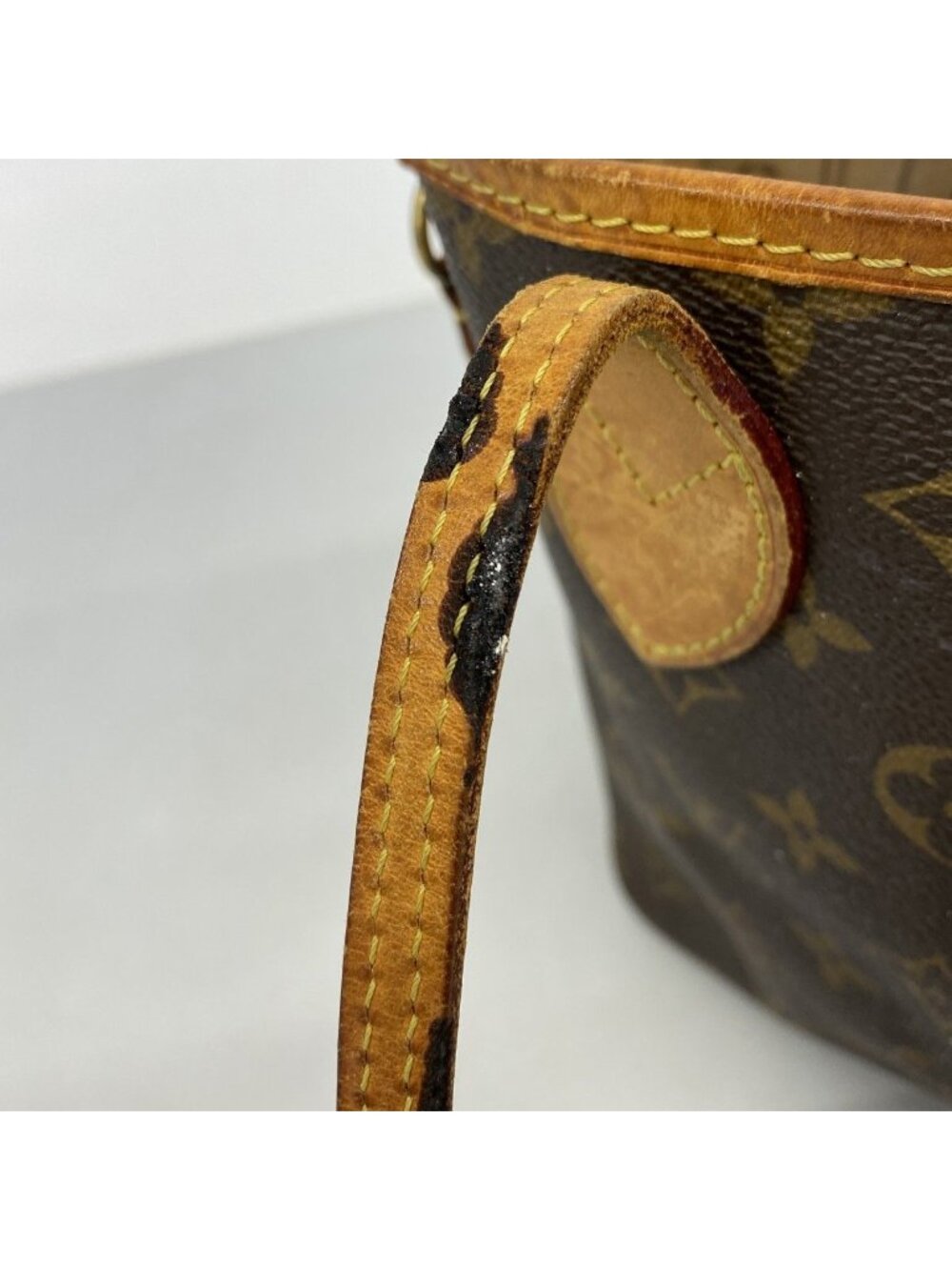 Louis Vuitton Tote Monogram Neverfull PM Brown - Picture 9 of 10